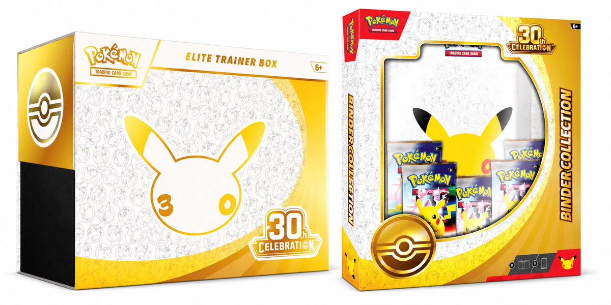 30th celebration ETB and Binder Combo – Cosmic Collectibles